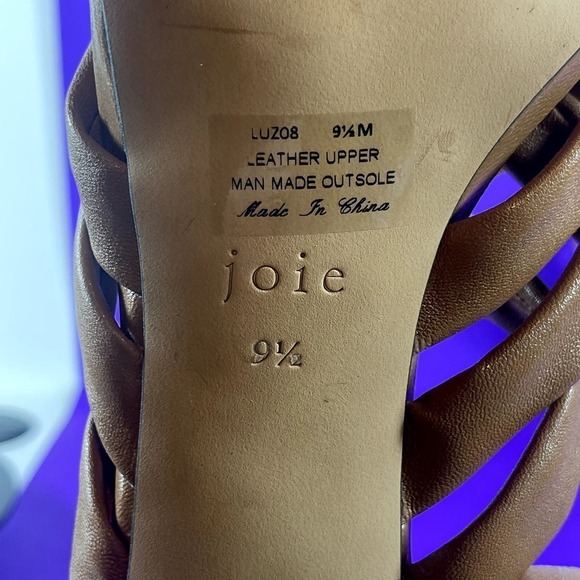 Joie Women's Luz Crisscross Mule In Cognac Brown Shoe Size 9.5 NWOT‎ - Picture 8 of 8